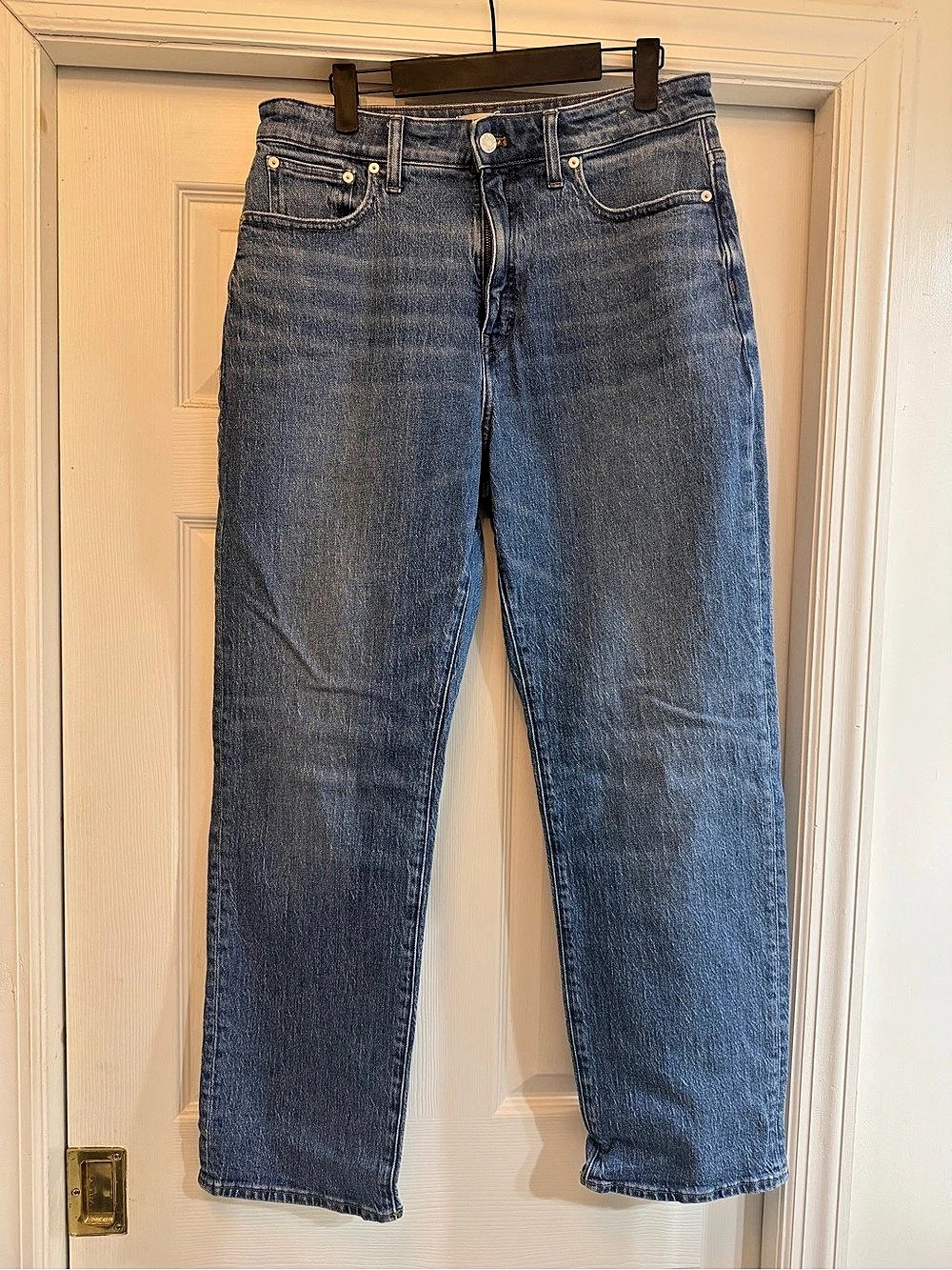 Madewell The Curvy '90s Straight Jean Blue Waist 30